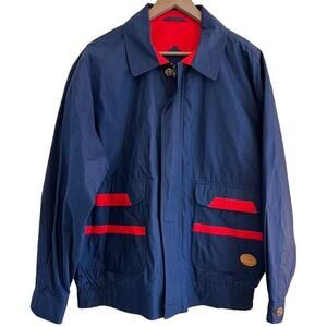 Vintage GANT Windbreaker - Generous size L - Navy & Red